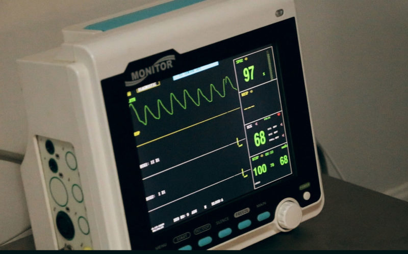 hospital ventilator screen