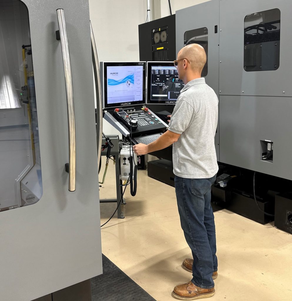 bullen employee at ultrasonic drilling interface